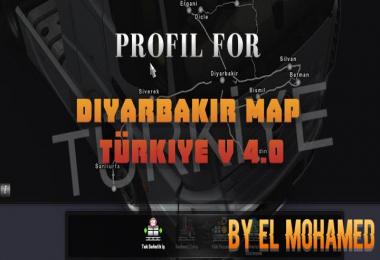 Profil For Map Diyarbakir Map Turkiye v4.0 ETS2 1.32