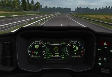 Scania S dashboard computer v1.2.2 1.32.x
