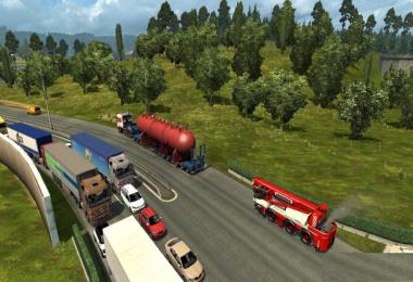 Truck Crane Liebherr accompanied by DLC Special Transport v1.0