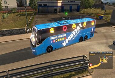 Volvo 9700 bus FB  and YT skin + 1000hp Engine Update v1.0
