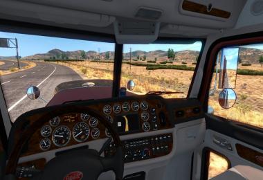 White dashboard backlight for Peterbilt 389 ATS 1.32.x