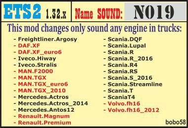 Engine sound mod 1.32.x