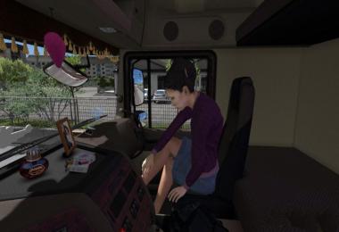 Animated Female Passenger in Truck (with you) 1.32.x