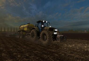 Deutz Agrotron X720 black wheels v1.3