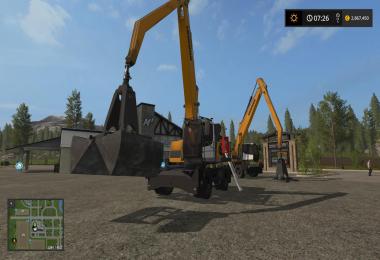 FS17 Liebherr Greifer Raeder v1.0