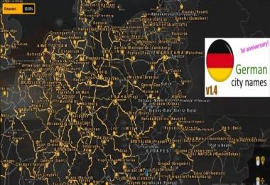 German City Names v1.4 (1st anniversary update)