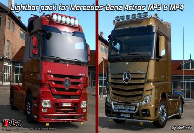 Kelsa lightbars for MB Actros MP3 & MP4 v1.1 [29.09.2018] 1.32.x