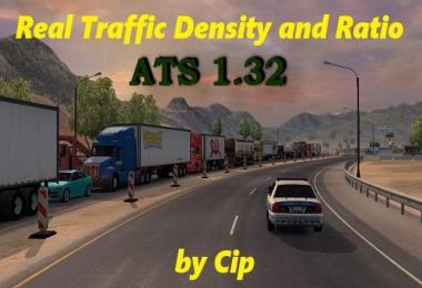Real Traffic Density and Ratio ATS 1.32