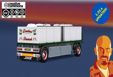 SCANIA DONSLUND + TRAILER ETS2 1.32.x