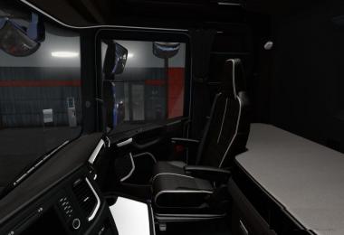 Scania S R White Black Interior v1.0