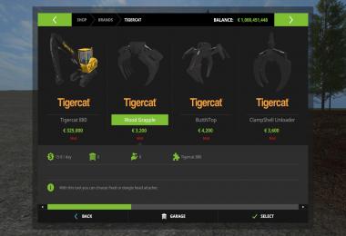 Tigercat 880 with tools v1.0