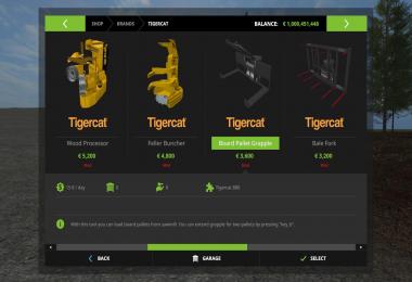 Tigercat 880 with tools v1.0