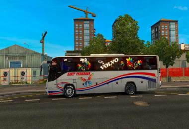 Volvo B12BTX bus Redesign Skin texture and interior 3d bus skin v1.0.2