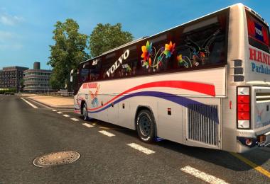 Volvo B12BTX bus Redesign Skin texture and interior 3d bus skin v1.0.2