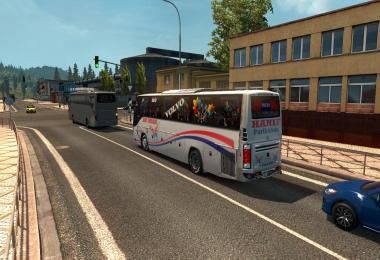 Volvo B12BTX bus Redesign Skin texture and interior 3d bus skin v1.0.2