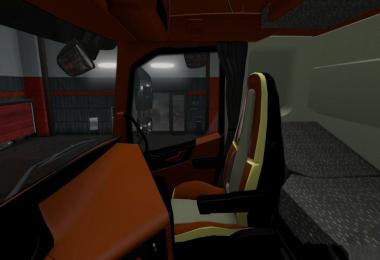 Volvo FH 2012 Black Brown Interior v1.0