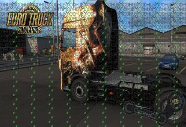 300 Sparta Skin DAF XF E6 v1.0