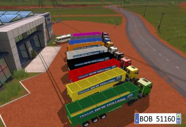 9 trailers New Holland Colors v1.5.0.0