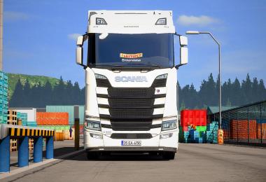 Scania NextGen Custom Licence Plate 1.32.x
