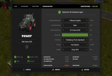 Ackerschlepper Fendt 500 Vario SCR v1.0