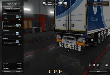 Customize Mudflap for Krone Trailers v1.0