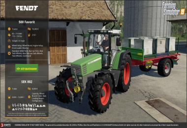 Farming simulator 19 FACT SHEET #9