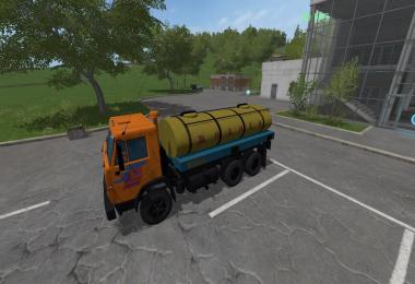 Kamaz 55102 + Trailer Nefaz v1.1.0