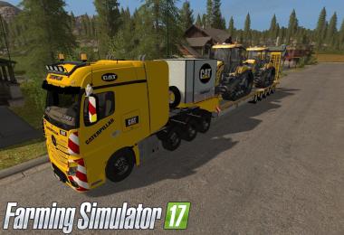 MB Actros SZM Cat + Doll Tieflader Cat v1.0