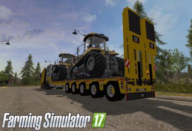 MB Actros SZM Cat + Doll Tieflader Cat v1.0
