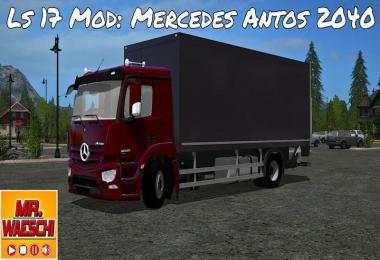 Mercedes Benz Antos 2040 case with accessories V1.1