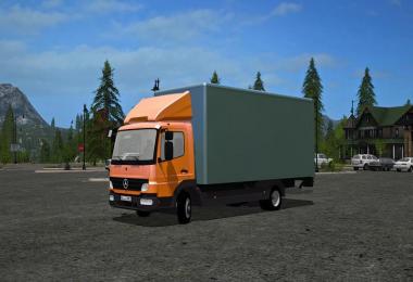 Mercedes Benz Atego 818 with accessories v1.1