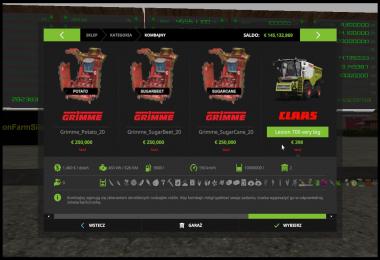 Lexion 700 + 3162 Draper 90FT Combi v1.0