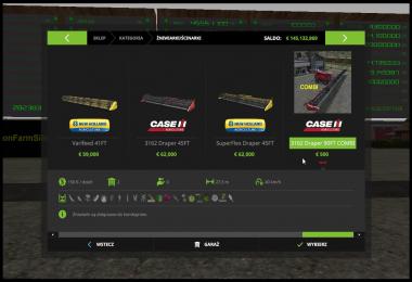 Lexion 700 + 3162 Draper 90FT Combi v1.0