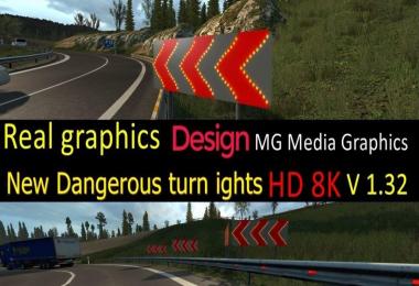New Textures of the Signals of Dangerous road curves v1.0