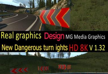 New Textures of the Signals of Dangerous road curves v1.0