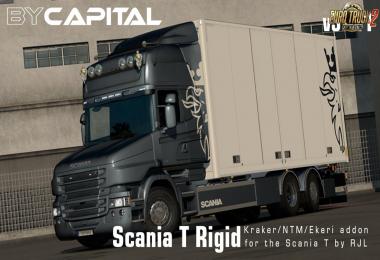 Rigid chassis for RJL Scania T & T4 (Kraker / NTM / VAK / Ekeri) v3.2.1
