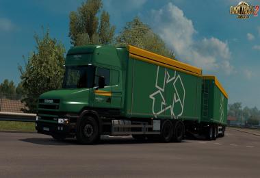 Rigid chassis for RJL Scania T & T4 (Kraker / NTM / VAK / Ekeri) v3.2.1