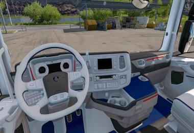 Scani R-S White Blue Interior v1.0
