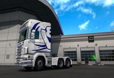 Scania R4 By RJL V8 Power Skin 1.32