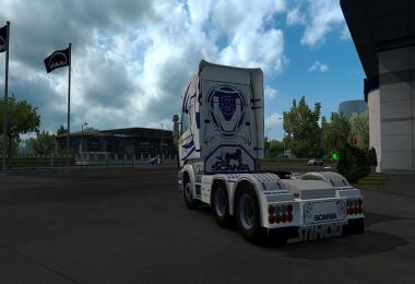 Scania R4 By RJL V8 Power Skin 1.32