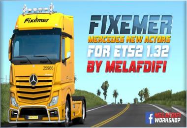 Skin Mercedes MP4 - FIXEMER For ETS2 1.32