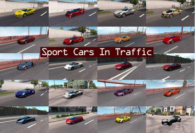Sport Cars Traffic Pack ATS by TrafficManiac v1.9