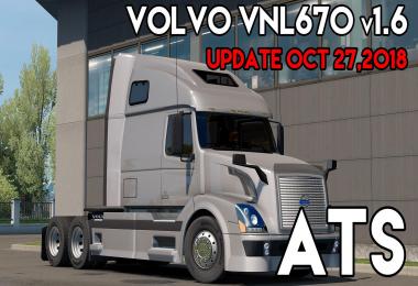VOLVO VNL670 v1.6 by ARADETH for ATS (Official Update)