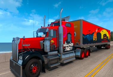 W900 Halloween Skin + 7 Trailer Skins 1.32