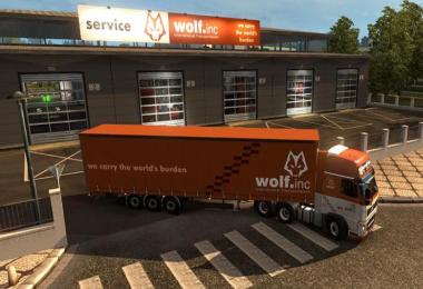 Wolf repaintable Truck and Trailer Skins for 1.32.x