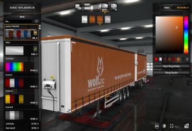 Wolf repaintable Truck and Trailer Skins for 1.32.x