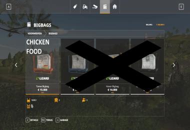 10K capacity bigBag Chicken Food v1.0