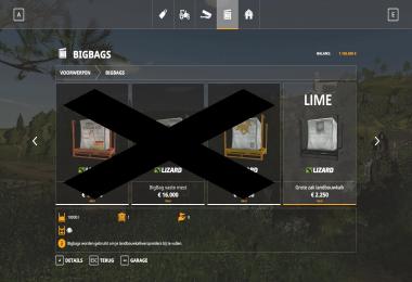 10K capacity bigBag Lime v1.0