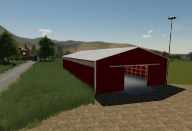 72X150 Red Storage shed prefab v1.0