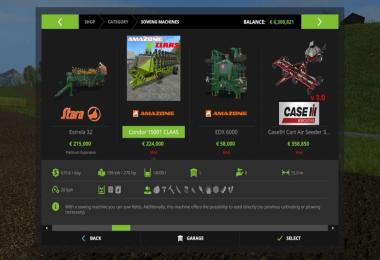 Amazone Condor 15001 Claas v1.0